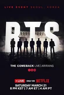 BTS: El comeback en directo - Arirang (2026): El monumental regreso del fenómeno global del K-Pop
